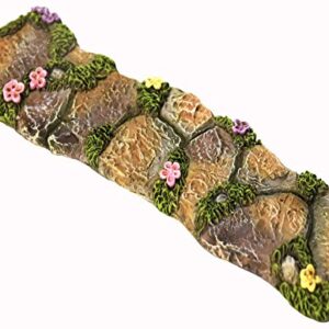 Twig & Flower The Miniature Fairy Garden Accessories, Fairy Garden Walkway, Fairy Garden, Gnome Decor with Fairy Moss and Flowers, Fairy Accessories for Fairy House Gnome Gifts for Her