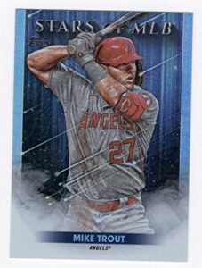 mike trout 2022 topps stars of mlb nm+-mt+ baseball #smlb-1 mlb angels