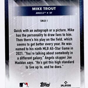 MIKE TROUT 2022 Topps Stars of MLB NM+-MT+ Baseball #SMLB-1 MLB Angels