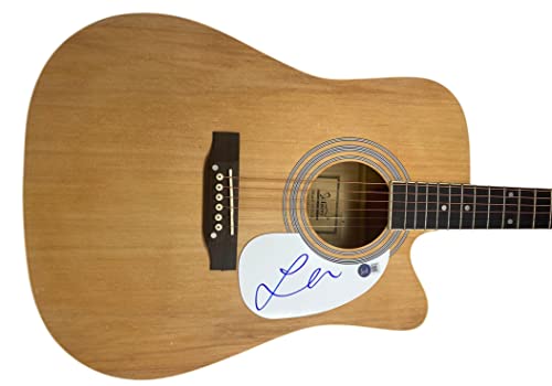 Lionel Richie Signed Autograph Full Size Acoustic Guitar Commodores Beckett COA