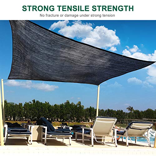 Kesfitt Garden 40% Shade Cloth, Resistant Sun Shade Net 10x20FT Mesh Tarp with HDPE Material and Reinforced Grommets Shade Trap for Greenhouse, Plant, Pergola, and Backyard Patio Sunshade