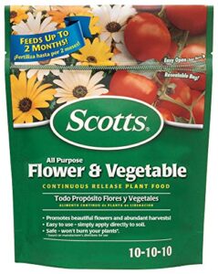 scotts all purpose flower and vegetable continuous release plant food, 3-pound