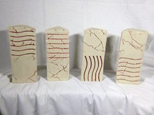 the fifth element, 4 element stone replica set, solid resin, limited edition