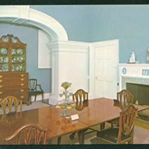 Monticello Dining Room President Thomas Jefferson Charlottesville Virginia VA Postcard