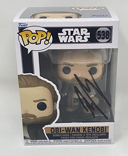 Ewan McGregor Signed Autograph Obi-Wan Kenobi Star Wars Funko Pop Beckett COA