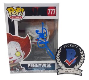andy muschietti signed autographed pennywise it funko pop 777 horror beckett coa