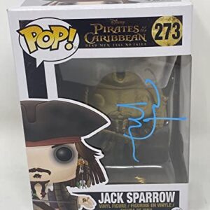 Johnny Depp Signed Funko Pop Jack Sparrow Pirates of the Caribbean Beckett COA