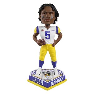 jalen ramsey los angeles rams super bowl lvi champions bobblehead nfl football