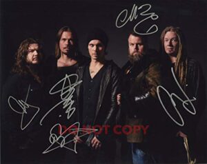 him band ville valo reprint signed 8×10″ photo #1 rp