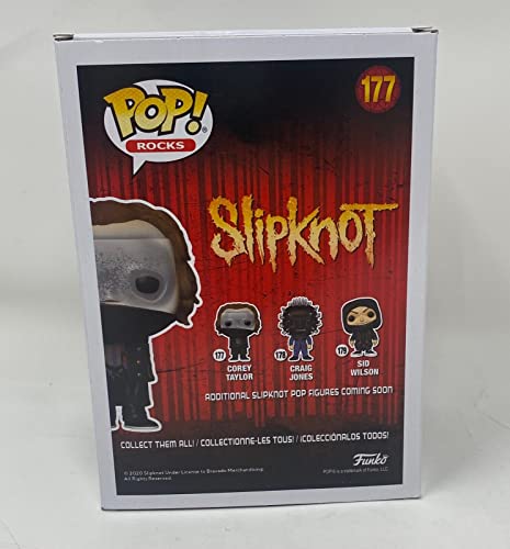 Corey Taylor Signed Autographed Funko Pop Figure Slipknot #177 Beckett Proof COA