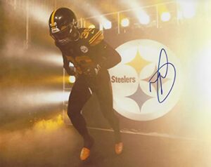 autographed minkah fitzpatrick pittsburgh steelers 8×10 photo