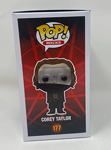 Corey Taylor Slipknot Signed Autographed Funko Pop Figure #177 Proof Beckett COA