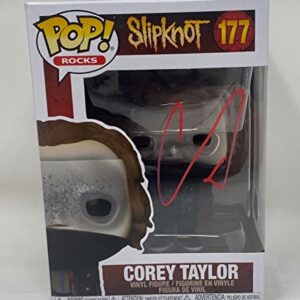 Corey Taylor Slipknot Signed Autographed Funko Pop Figure #177 Proof Beckett COA