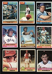 1976 topps baseball complete set 660 cards vg/ex condition