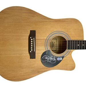 Jon Bon Jovi Signed Autographed Full Size Acoustic Guitar Bon Jovi Beckett COA