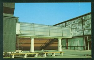 pyrex bridge corning glass center new york steuben factory museum ny postcard