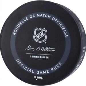 Lucas Raymond Detroit Red Wings Autographed Official Game Puck - Autographed NHL Pucks