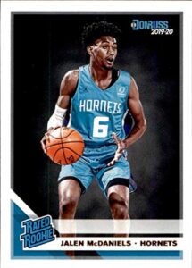 2019-20 donruss basketball #247 jalen mcdaniels charlotte hornets rc rated rookie official nba trading card (by panini america)