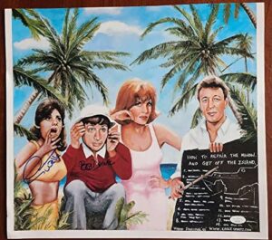 dawn wells bob denver jsa coa signed 17×15 gilligans island photo autograph