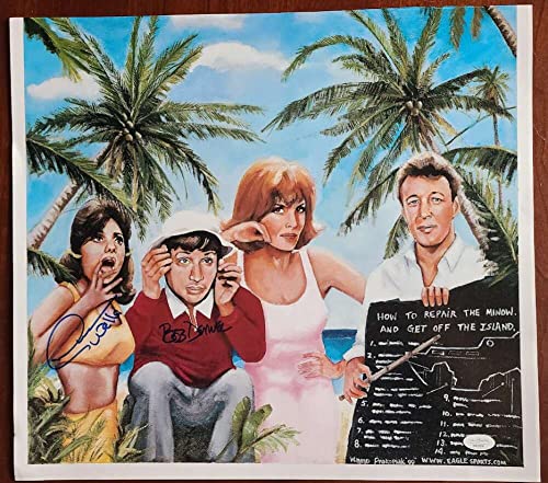 Dawn Wells Bob Denver JSA Coa Signed 17x15 Gilligans Island Photo Autograph