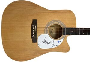 jackson browne signed autographed full size acoustic guitar beckett coa