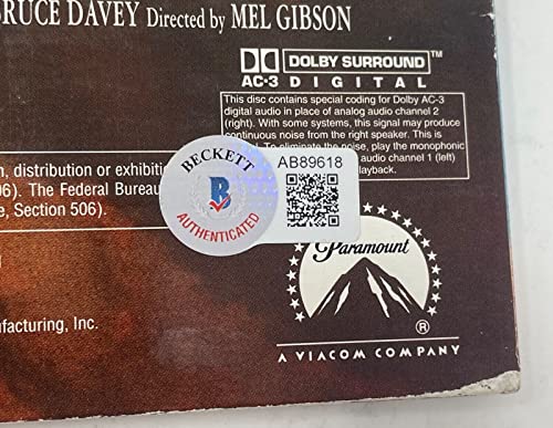 Mel Gibson Signed Autographed Braveheart Movie Laserdisc Beckett COA