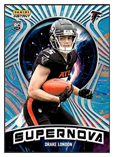 DRAKE LONDON RC 2022 Panini Instant SuperNova /1523 ROOKIE #2 Falcons NM+-MT+ NFL Football