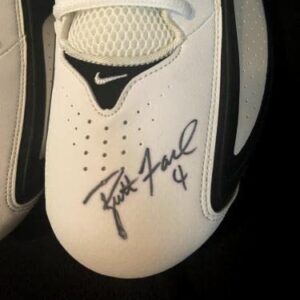 Brett Favre Signed NIKE Cleats Favre COA - Autographed NFL Cleats