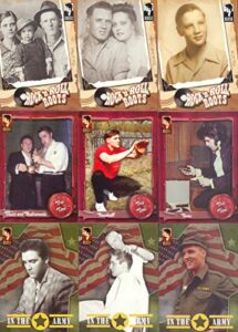 elvis is 2007 press pass complete base card set of 100 music