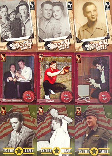 ELVIS IS 2007 PRESS PASS COMPLETE BASE CARD SET OF 100 MUSIC