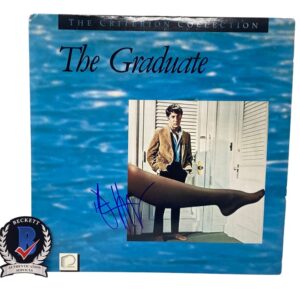 Dustin Hoffman Signed Autographed The Graduate Movie Laserdisc Beckett COA