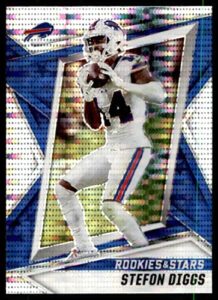 2021 panini rookies and stars pulsar prizm #89 stefon diggs buffalo bills (silver holo refractor) nfl football card nm-mt