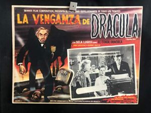 voodoo man 1944 original vintage mexican lobby card movie poster, bela lugosi, horror, dracula, woodoo man, voodoo
