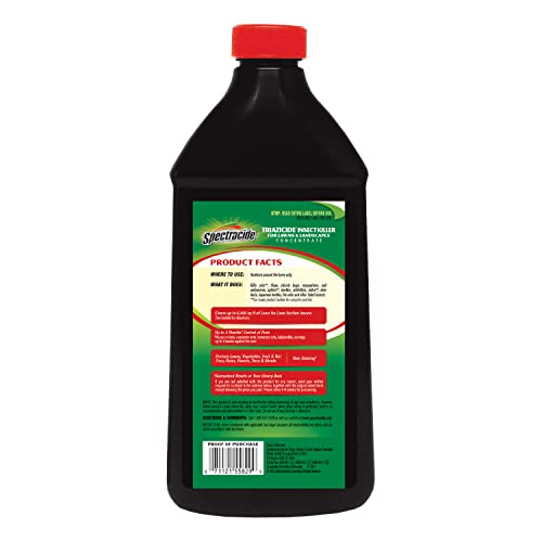 Spectracide Concentrate Triazicide Lawn & Landscapes Insect Killer, 40 oz, Black