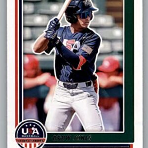 2022 Panini Stars and Stripes USA Baseball #60 Druw Jones USA Baseball 18U National Team Official USA Baseball Trading Card in Raw (NM or Better) Condition