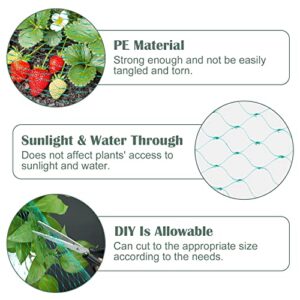 CandyHome Bird Netting for Garden,13Ft x 33Ft Reusable Garden Netting Plants Barrier, Plant Netting Mesh Net Protect Fruit Trees Seedlings Plants from Birds, Squirrels, Cicadas,Rodents