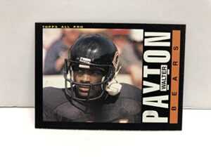 walter payton 1985 topps card #33