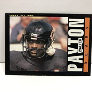 Walter Payton 1985 Topps card #33