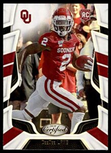 2020 panini chronicles draft picks certified rookies football #2 ceedee lamb oklahoma sooners official ncaa rc rookie card from panini america