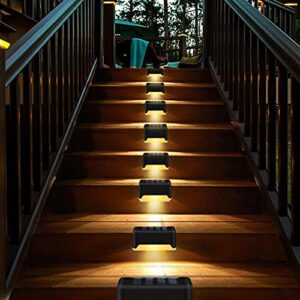 Codian 16 Pack Solar Deck Lights,Solar Deck LED Lights for Outdoor, Waterproof Solar LED Lights for Deck, Step, Railing, Wall, Patio, Garden, Stair, Yard and Driveway Path (Cool White)