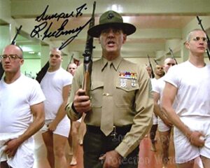 r lee ermey full metal jacket signed autographed 8×10 inch photo print