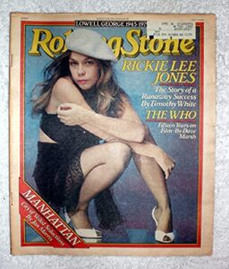 rickie lee jones – rolling stone magazine – #297 – august 9, 1979 – death of lowell george, manhattan: city of veiled seductions articles