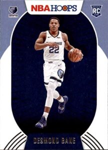 2020-21 nba hoops #246 desmond bane rc rookie memphis grizzlies official panini basketball trading card (stock photo, nm-mt condition)