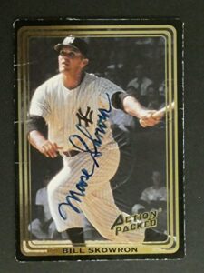 bill skowron signed baseball card with jsa coa