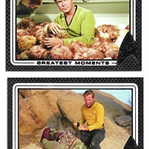 2017 Rittenhouse Archives Star Trek 50th Anniversary Trading Cards Complete 100 Card Set