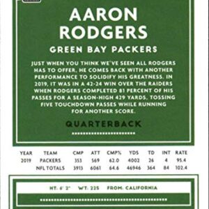 2020 Donruss #103 Aaron Rodgers Green Bay Packers NFL Football Trading Card