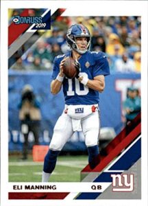 2019 donruss football #178 eli manning new york giants official nfl trading card from panini america