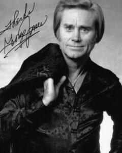 george jones country legend reprint signed photo #1 rp