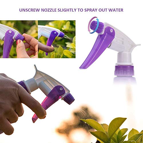 LEKEONE Gardening Tools Set, Unique Gardening Gifts for Women, Gardening Hand Tools with Purple Carrying Case, Gardening Kit for Home Gardening Flowers Potted Trim Loosing Planting Tools (5PCS)