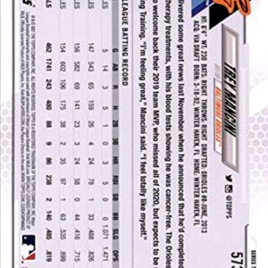 2021 Topps #573 Trey Mancini NM-MT Baltimore Orioles Baseball